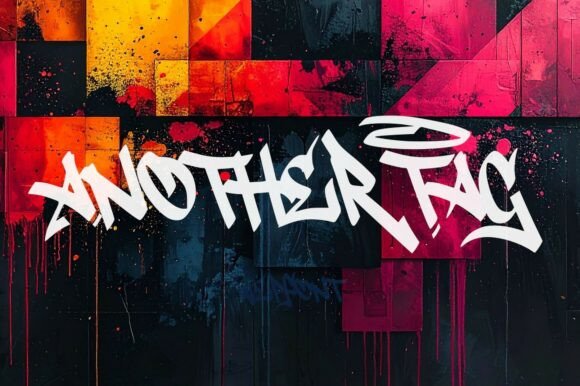 Another Tag Font: Urban Graffiti Typeface for Brands