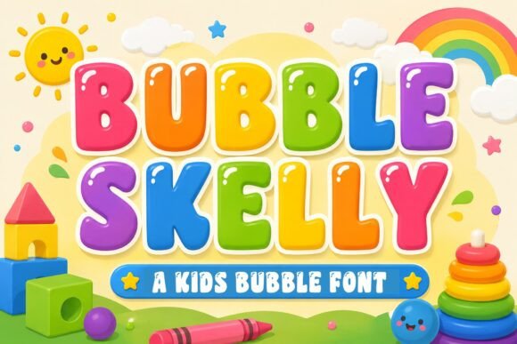 Bubble Skelly: The Playful Display Font for Bold Brands
