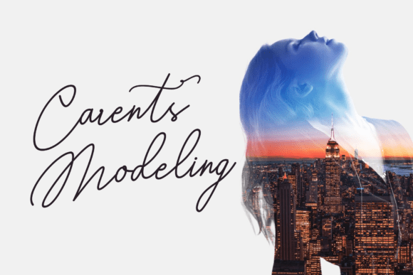 Carents Modeling: Bold Script Handwritten Fonts for Makers