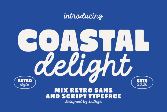Coastal Delight Typeface for Web Design
