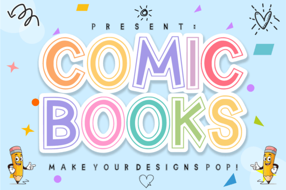 Comic Books Font for Editorial Design