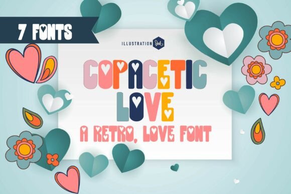 Copacetic Love Font for Retro Web Design