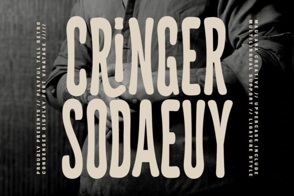 Cringer Sodaeuy: A Playful Display Font for Editorial Design