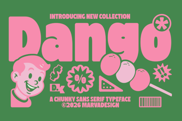 Dango: The Bold Display Font for Modern Web Design