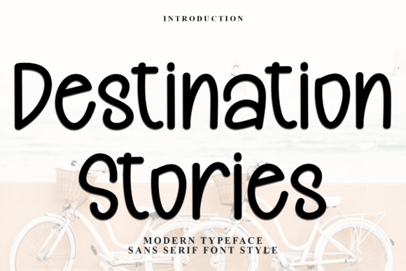 Destination Stories: A Festive Display Font for Crafters