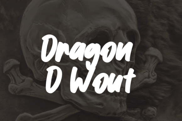 Dragon D Wout: A Modern Script Typeface for Campaigns