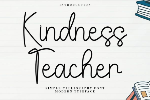 Kindness Teacher Font for Warm Branding