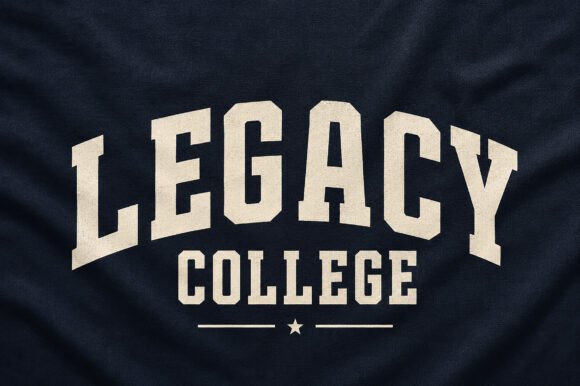 Legacy College Font for Bold Maker Branding