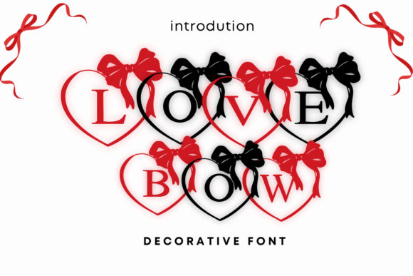 Love Bow Font: A Cute Typeface for Branding