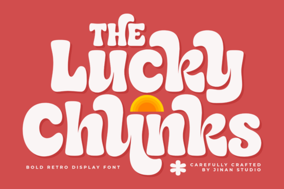 Lucky Chunks: Bold Retro Display Font for Creators