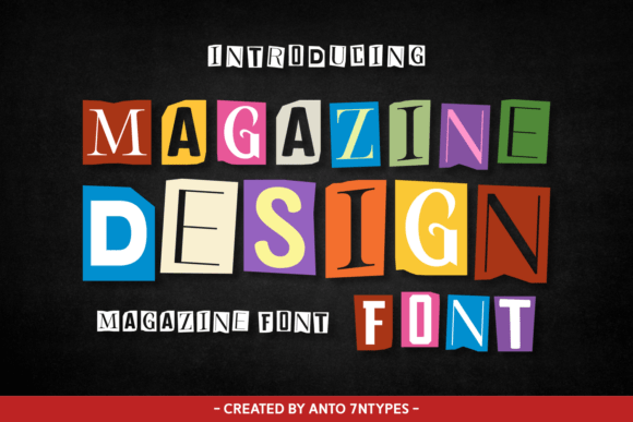 Magazine Design: A Bold Display Font for Modern Branding