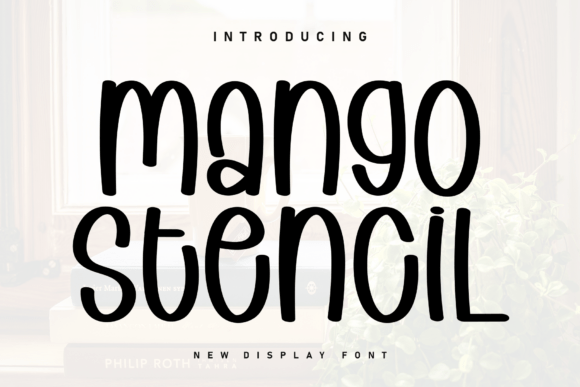 Mango Stencil: A Handwritten Typeface for Editorial Calm