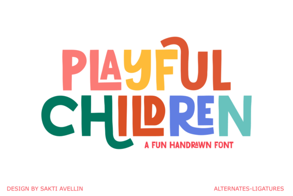 Playful Children: A Display Font for Vibrant Brands