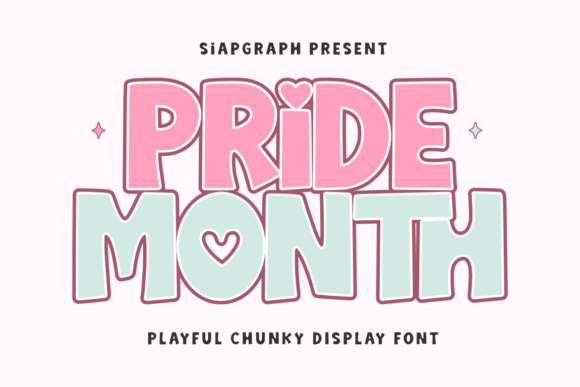 Pride Month: A Bold Display Font for Web Design