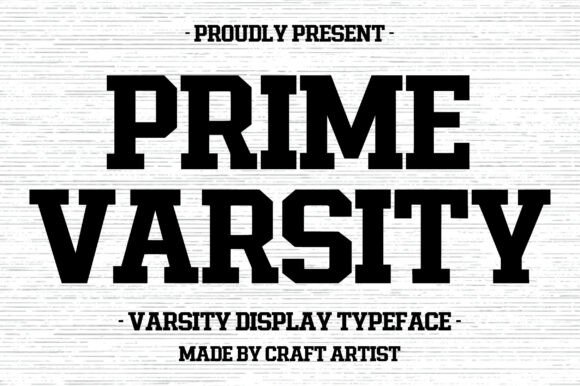 Prime Varsity: A Bold Typeface for Editorial Impact