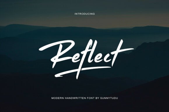 Reflect Handwritten Font for Editorial Design