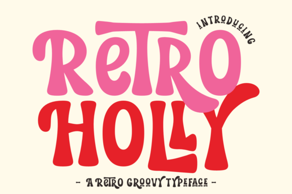 Retro Holly Display Font for Web Design