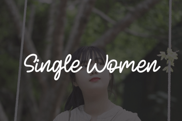 Single Women Typeface for Modern Campaigns
