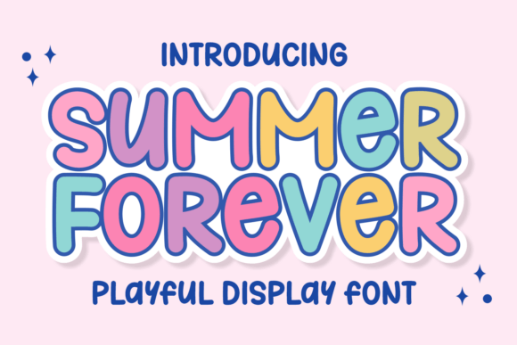 Summer Forever: A Warm Display Font for Editors