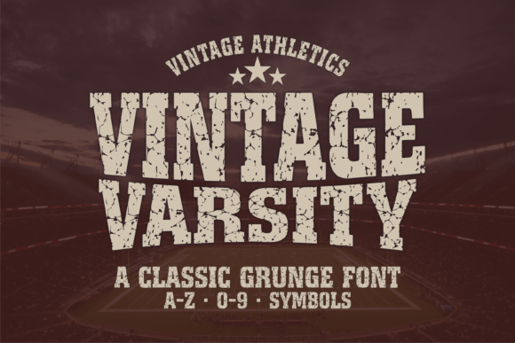 Vintage Varsity Font for Bold Branding