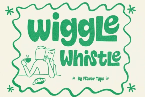 Wiggle Whistle Font: A Playful Display Choice